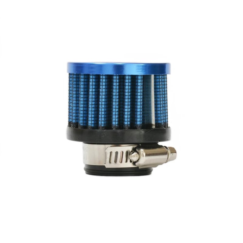 Meriton Auto Car Universal Rubber End Clamp on 25mm 1"" Intake Air Filter Blue - Image 2